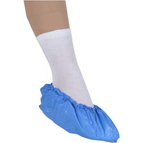 ABENA Poly-Line kengänsuojus 41cm 50my sininen LDPE 100kpl - Tukkupakkaus 10pkt