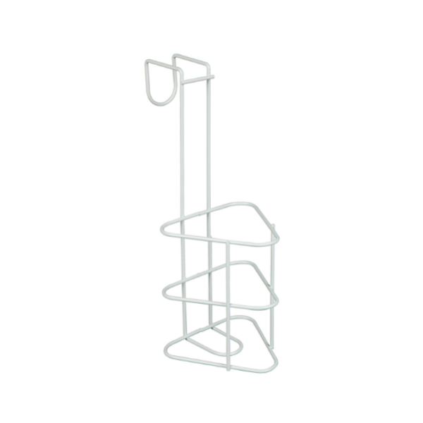 Virtsapullon teline kolmionmallinen 13x15x33cm valkoinen 1kpl