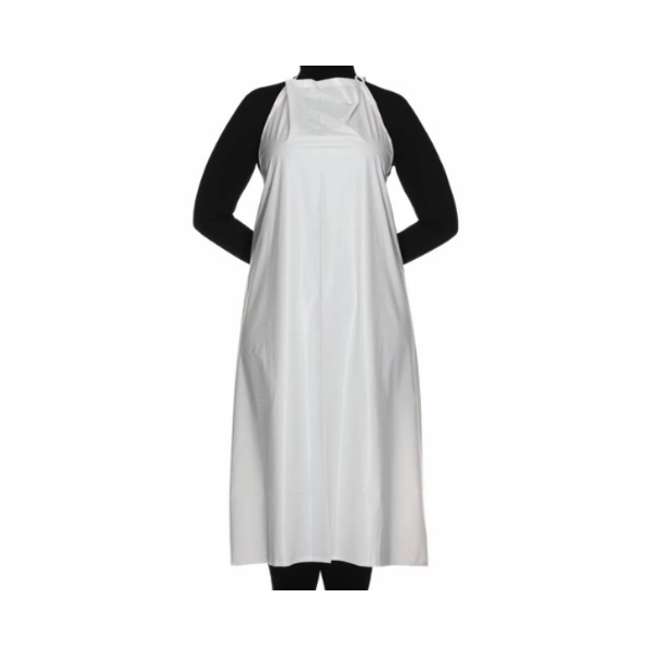 Kestokäyttöinen esiliina 100x130cm valkoinen 10kpl