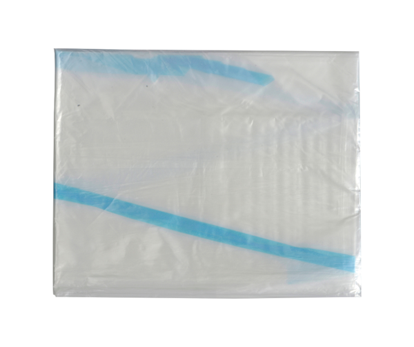 Infektiopyykkipussi 60L läpinäkyvä liukenee kylmään veteen 66x84cm 100kpl
