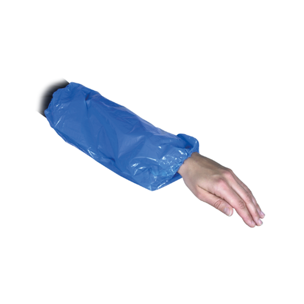 ABENA hihansuoja 40cm sininen LDPE-muovia 30my 100kpl - Tukkupakkaus 20pkt