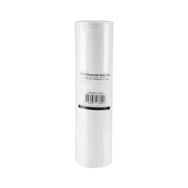 Kuituliinarulla reiällinen 40x60cm 50kpl/rll perforoitu 1rll - Tukkulaatikko 6rll