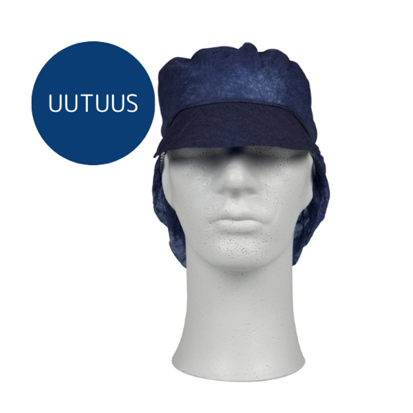 UUTUUS ABENA kuitukangasmyssy lipalla L sininen 100kpl - Tukkupakkaus 10pkt