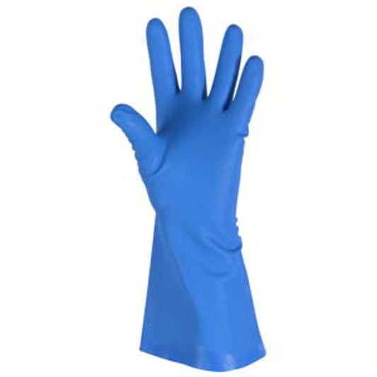 DPL Interface nitriilitalouskäsine M/8 33cm anatom vuoreton sininen 1pari - Tukkupakkaus 12 paria
