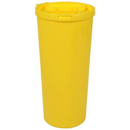 Uson riskijäteastia 3000ml korkea 29,5cm Ø13,2cm keltainen 1kpl