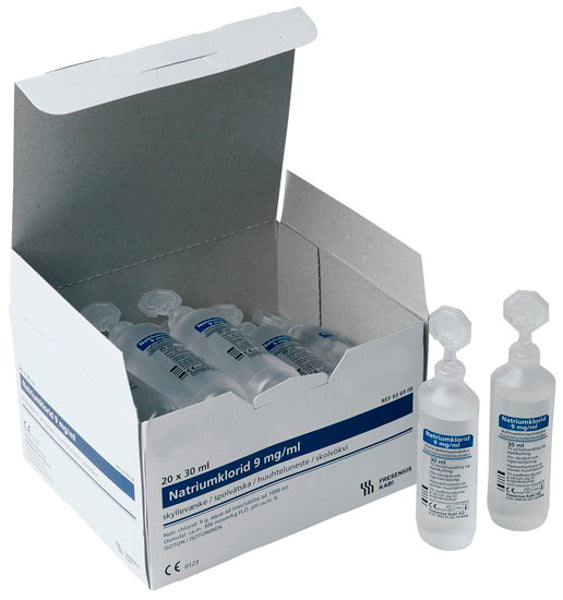 0,9% NaCl-huuhteluliuos 20x30ml