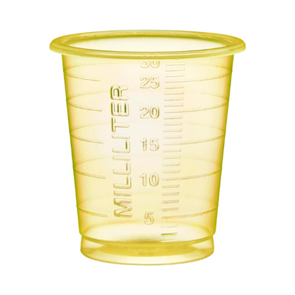 Lääkelasi 30ml asteikolla 4,2cm Ø3,8cm 80kpl