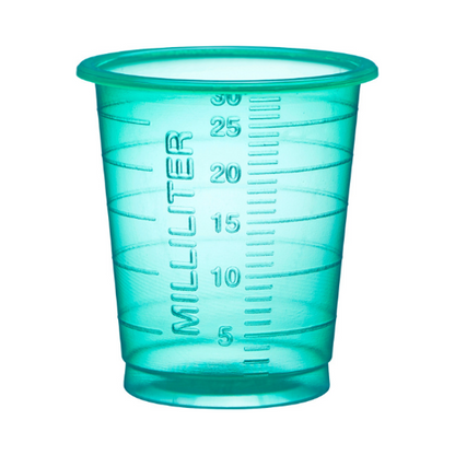 Lääkelasi 30ml asteikolla 4,2cm Ø3,8cm 80kpl