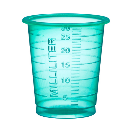 Lääkelasi 30ml asteikolla 4,2cm Ø3,8cm 80kpl