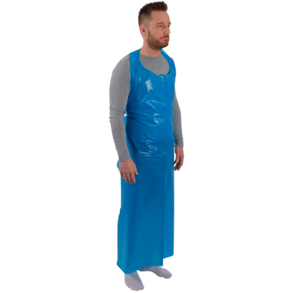 ABENA esiliina 110x160cm 80my LDPE sininen nipussa 50kpl - Tukkulaatikko 3pkt