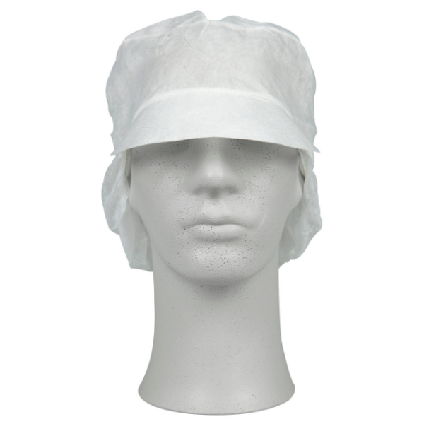 ABENA kuitukangasmyssy lipalla M valkoinen 100kpl - Tukkupakkaus 10pkt