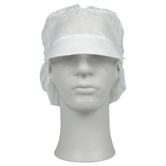 ABENA kuitukangasmyssy lipalla L valkoinen 100kpl - Tukkupakkaus 10pkt