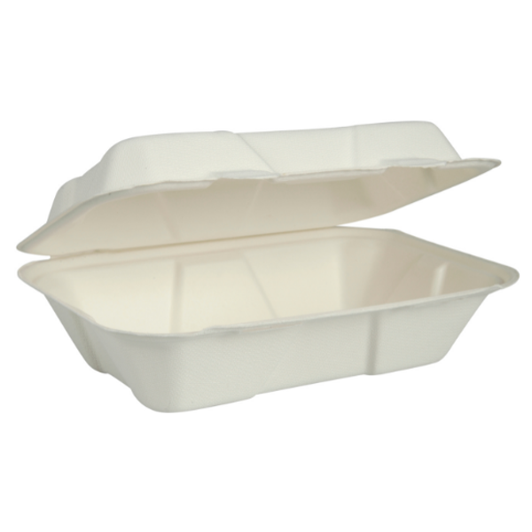 GASTRO take away rasia bagassi 229x155x76,5mm 1-os. valkoinen 50kpl - Tukkupakkaus 4pkt (200kpl)
