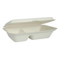 GASTRO take away rasia bagassi 250,9x162x63,2mm 2-os. valkoinen 50kpl - Tukkupakkaus 10pkt (500kpl)