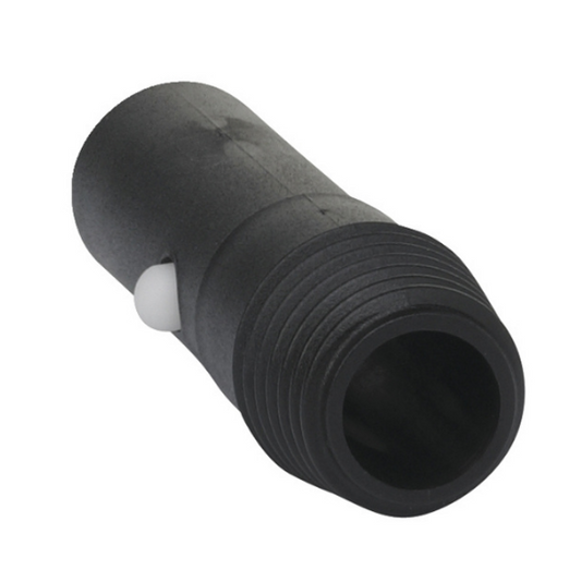 Vikan kierrepää adapteri 78x26x26mm musta PP 1kpl - Tukkupakkaus 10kpl