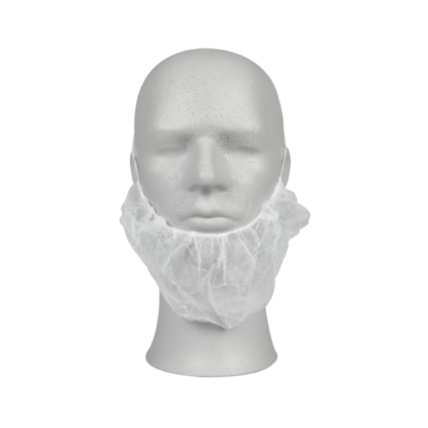 ABENA partasuoja korvalenkeillä valkoinen 100kpl - Tukkupakkaus 20pkt