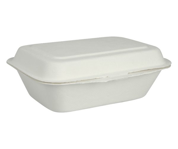 GASTRO take away rasia bagassi 185x135,9x65mm 1-os. valkoinen 50kpl - Tukkupakkaus 10pkt (500kpl)
