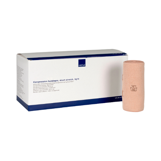 ABENA tuki/kompressioside Light 12cmx5m vähäelastinen hakaset 10kpl - Tukkupakkaus 5kpl