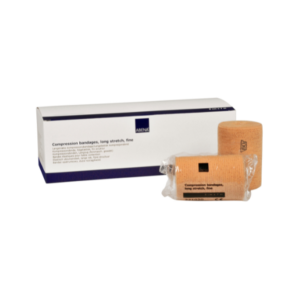 ABENA tuki/kompressioside Fine 8cmx7m runsaselastinen hakaset 8kpl - Tukkupakkaus 10pkt