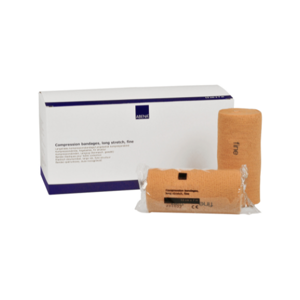 ABENA tuki/kompressioside Fine 12cmx7m runsaselastinen hakaset 8kpl - Tukkupakkaus 5pkt