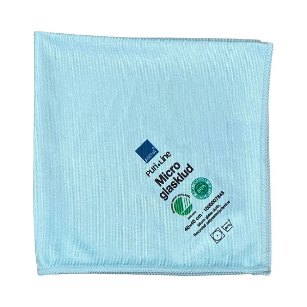 PURI-LINE lasi/ikkunaliina mikrokuitu 40x40cm 10kpl