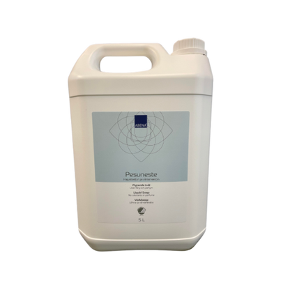 ABENA pesuneste iholle ja hiuksille hajusteeton 5L kanisteri - Tukkupakkaus 3kpl (15L)