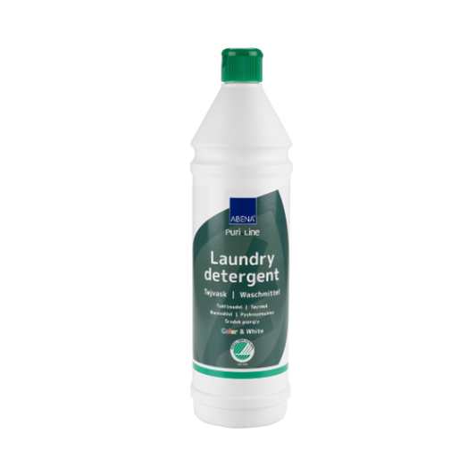 PURI-LINE pyykinpesuneste 1L hajusteeton - Tukkupakkaus 12-pack (12L)