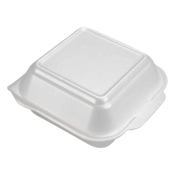 GASTRO hampurilaisrasia 15x15x7cm XPS valk. 125kpl - Tukkupakkaus 4pkt (500kpl)