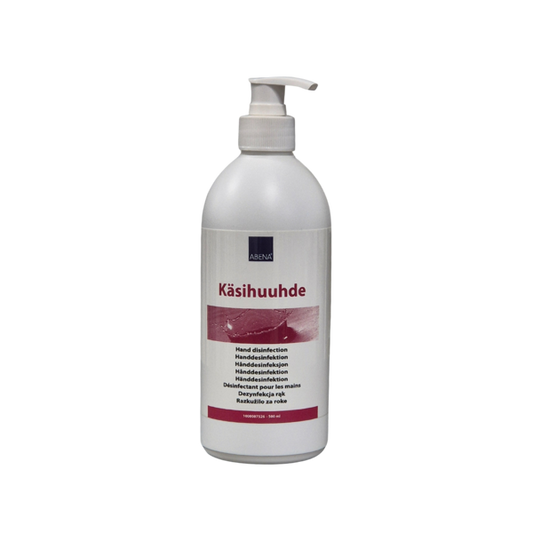 ABENA käsihuuhde 73,5 p-% 500ml pumppupullo - Tukkupakkaus 12kpl