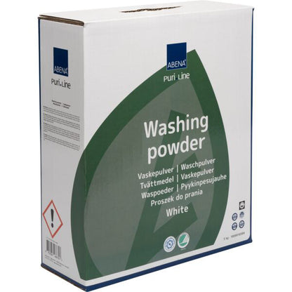 PURI-LINE pyykinpesujauhe valko hajusteeton 5kg - Tukkupakkaus 2kpl (10kg)