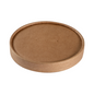 GASTRO kansi Ø11.5cm ruskea kraft/PE 25kpl - Tukkupakkaus 20pkt