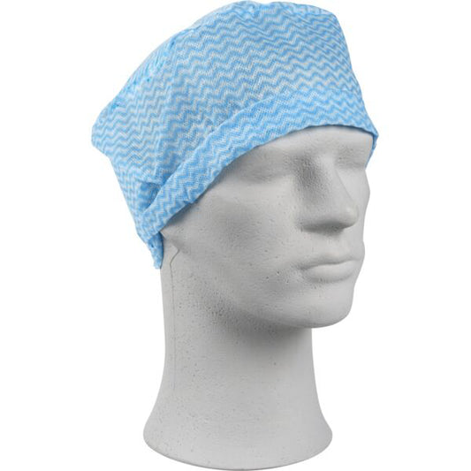 ABENA leikkauspäähine niskakuminauhalla sininen one-size 100kpl - Tukkupakkaus 5pkt