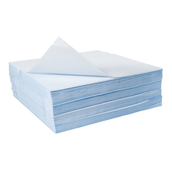 Suojaliina 37,5x39cm 2krs sininen 500kpl - Tukkupakkaus 4pkt