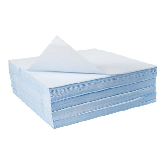 Suojaliina 37,5x39cm 2krs sininen 500kpl - Tukkupakkaus 4pkt