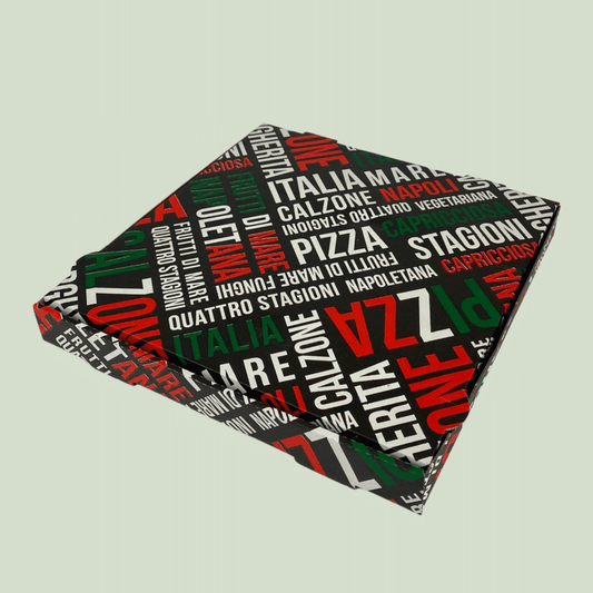 Pizzalaatikko "musta" 28 cm - Myyntierä: 100 kpl
