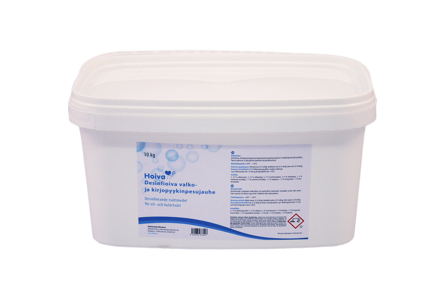 HOIVA DESINFIOIVA VALKO- JA KIRJOPYYKINPESUJAUHE 10KG