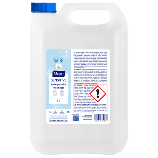 MAYERI SENSITIVE KÄSITISKIAINE 5L - Tukkupakkaus 3kpl (15L)