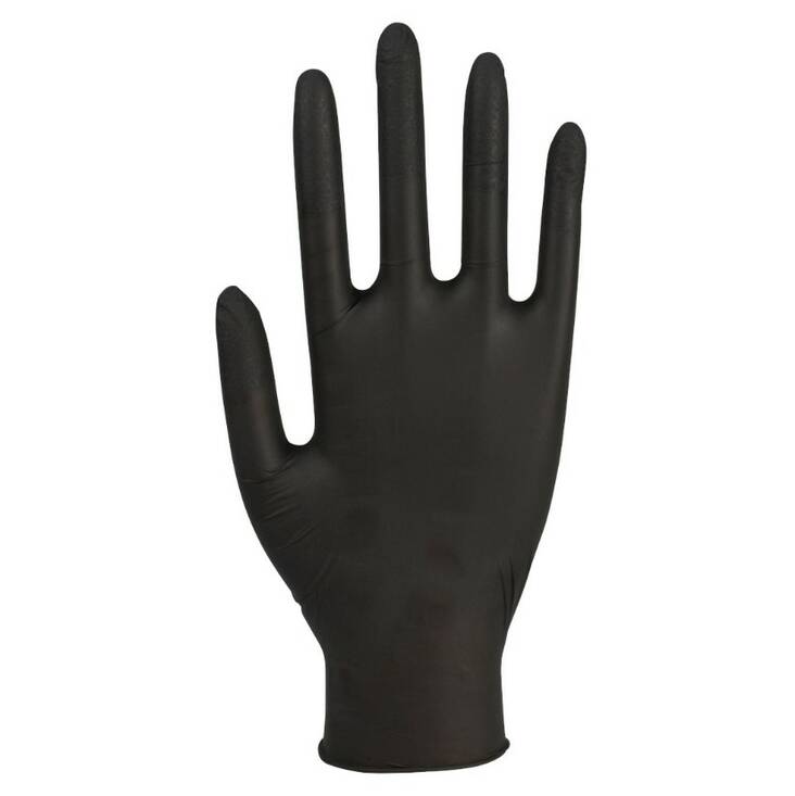 Protect Line Nitriilikäsineet MUSTA - Tukkulaatikko 10rasiaa/1000 käsinettä